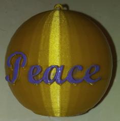 Peace Ornament IEC3D 3D Printer Model