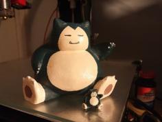 Snorlax – High-res, No Support 3D Printer Model