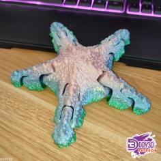 Articulated Starfish 3D Printer Model