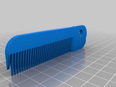 Beard Comb 3D Printer Model