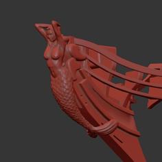 Mermaid Ships Figurehead 3D Printer Model