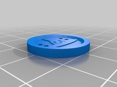 Sorting Hat Button 3D Printer Model