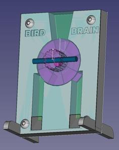 Bird Brain Bird Puzzle For Birds 3D Printer Model