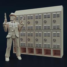 Lockers 3D Printer Model