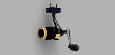 Fishing Reel Hanger/Mount 3D Printer Model