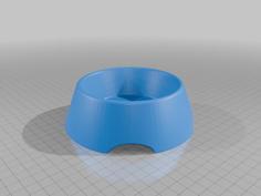 Treadmill Bowl Elevation Device 3D Printer Model