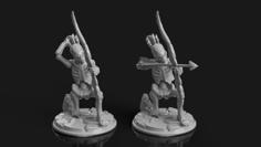 Living Bones With Bow (Updated!) 3D Printer Model