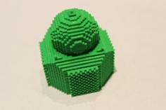 Minecraft Temple 3D Printer Model