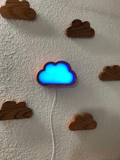 Weather Forecast Cloud 3D Printer Model