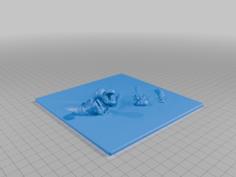 Hippo Swim Party 3D Printer Model