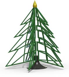 Xmas Tree For 3D Printing By IPPE 3D Printer Model