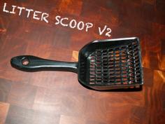 Litter Scoop 3D Printer Model