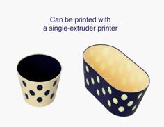 Flower Pot Decoration 3D Printer Model