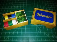 Splendor Game Organizer Two Color Print 3D Printer Model