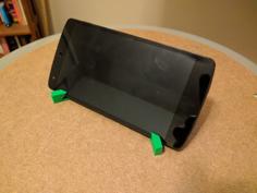 Folding Cell Phone Stand V2 3D Printer Model