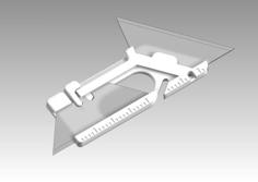 KUT EDC Tool Version (Utility Knife + Scraper + Wire/Cord Cutter) 3D Printer Model