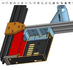 Ender 3 (V1/Pro) To CORE XY Modification 3D Printer Model