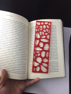 Voronoi Bookmark 3D Printer Model