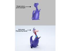 Dino Flintstone – Onepiece 3D Printer Model