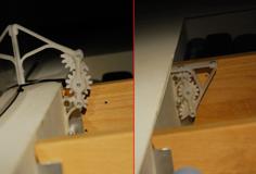 Recessed Bookcase Hinge 3D Printer Model