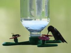 Hummingbird Feeder With Perch 3D Printer Model