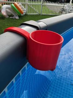 Intex Outdoor Pool Drink Holder 3D Printer Model