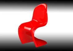 Panton Chair 3D Printer Model