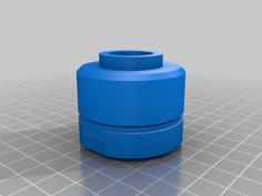 Nerf Barrel Adapter 3D Printer Model