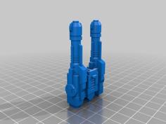 Transformers Double Barrel Blaster 3D Printer Model