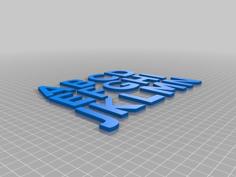 Alfabeto Para Dislexicos – Dyslexic Alphabet 3D Printer Model