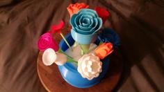 Vase For 3D Printed Flowers 3D Printer Model