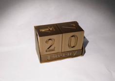 Box Calendar 3D Printer Model