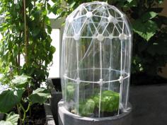 Greenhouse-Dome (clickable) / Treibhausdom 3D Printer Model