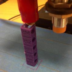 Customizable Temp Calibration Tower 3D Printer Model