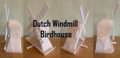 Dutch Windmill Birdhouse 54. 3D Printer Model