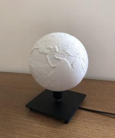 World Table Lamp 3D Printer Model