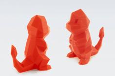 Low-Poly Charmander 3D Printer Model