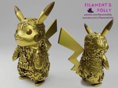 Ornamental Pikachu 3D Printer Model