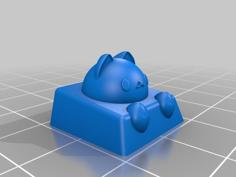 Pusheen Keycap 3D Printer Model