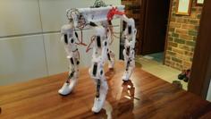 Experimental Quadruped Robot With 3 Jointed Legs 3D Printer Model