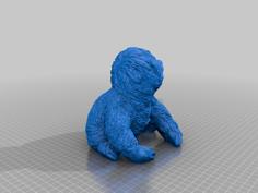 Sloth Piggy Bank 3D Printer Model