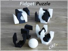 Fidget Puzzle – Cube’n’Ball 3D Printer Model