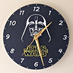 Star Wars Kids Clock 3D Printer Model