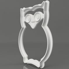 Owl Cookie Cutter 3D Printer Model