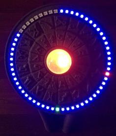 Stargate Inspired Arduino NeoPixel Clock 3D Printer Model