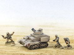 Vickers Light Tank Mk.VI AA (15mm) 3D Printer Model