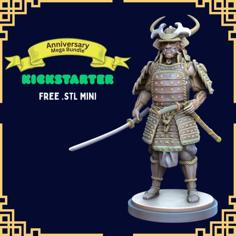 Samurai Free Sample – Mega Anniversary Bundle 3D Printer Model