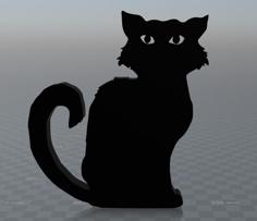 Black Cat 3D Printer Model