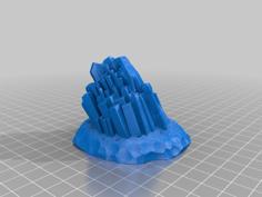 Cube Crystal Scifi/Fantasy Wargame Terrain 3D Printer Model