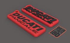 Ducati Panigale – Key Chain – Portachiavi – Porte Clès – 钥匙链 3D Printer Model